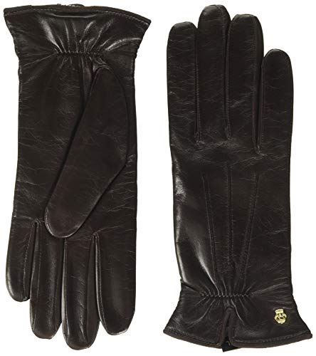 Roeckl Damen Klassiker-Gerafft Handschuhe, Braun (Coffee 780), 8 von Roeckl