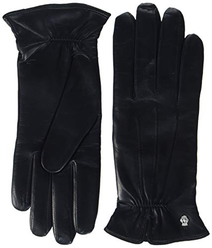 Roeckl Damen Klassiker-Gerafft Handschuhe, Schwarz (Black 000), 6 von Roeckl