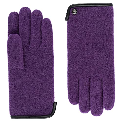 Roeckl Damen Klassischer Walkhandschuh Handschuh, Violet, 7 von Roeckl