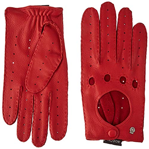 Roeckl Damen Montreal Autofahrer Handschuhe, Rot, 7.5 von Roeckl