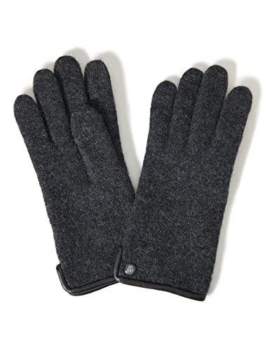 Roeckl Damen Original Walkhandschuh Handschuhe, Schwarz (Anthracite 090), 6.5 von Roeckl