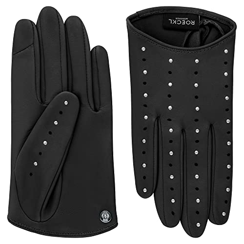 Roeckl Damen Tacoma Touch Handschuhe, Black, 7 von Roeckl