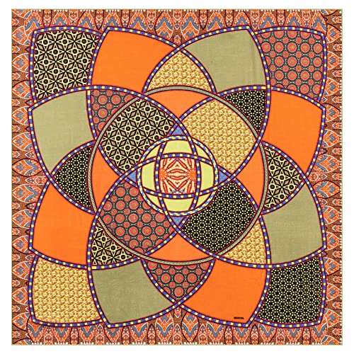 Roeckl Damen Tuch Kaleidoskope 43452-643 100x100cm Farbe 989 von Roeckl