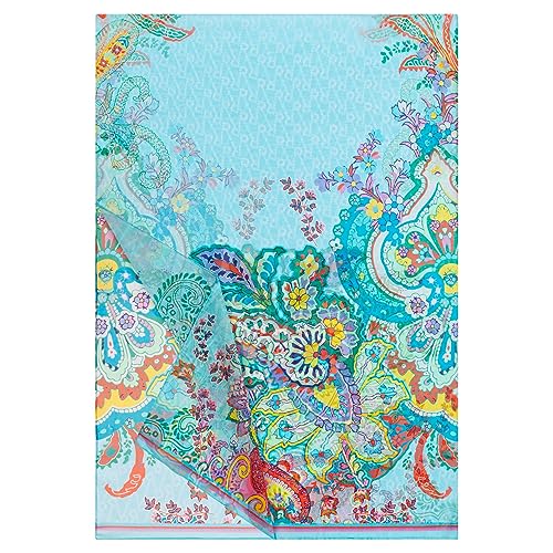 Roeckl Double-R Paisley 65x180 Schal, Multi Turquoise, Standard von Roeckl