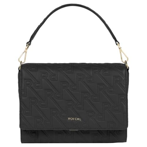 Roeckl Emilia Quilted small Handtasche, Gesteppte Umhängetasche, Schwarz von Roeckl