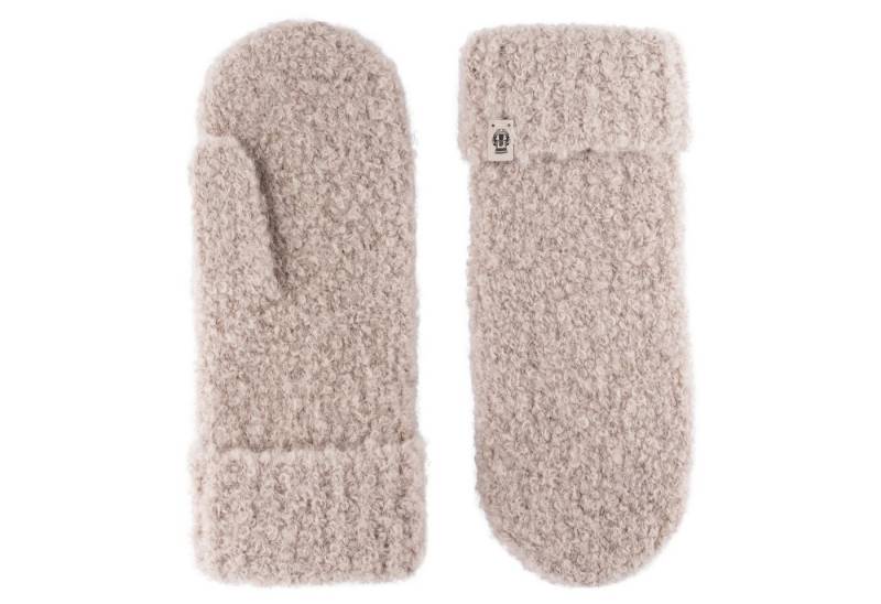 Roeckl Fäustlinge Classic Bouclé Handschuhe Roeckl Feinstrickfäustlinge mit Umschlag von Roeckl