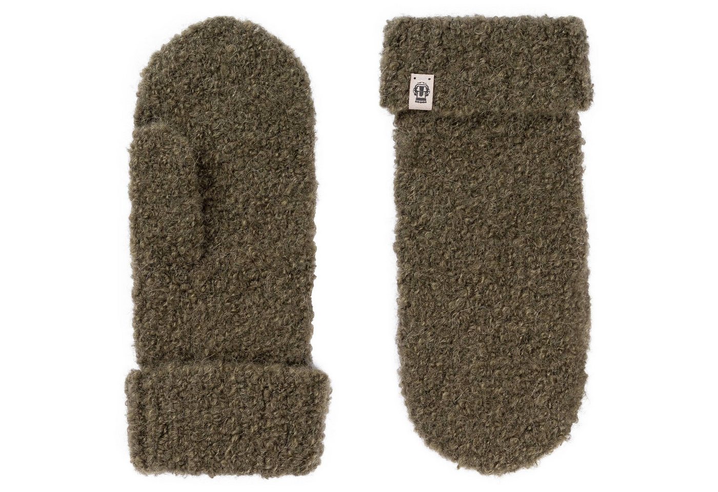 Roeckl Fäustlinge Classic Bouclé Handschuhe Roeckl (kein Set) Feinstrickfäustlinge mit Umschlag von Roeckl
