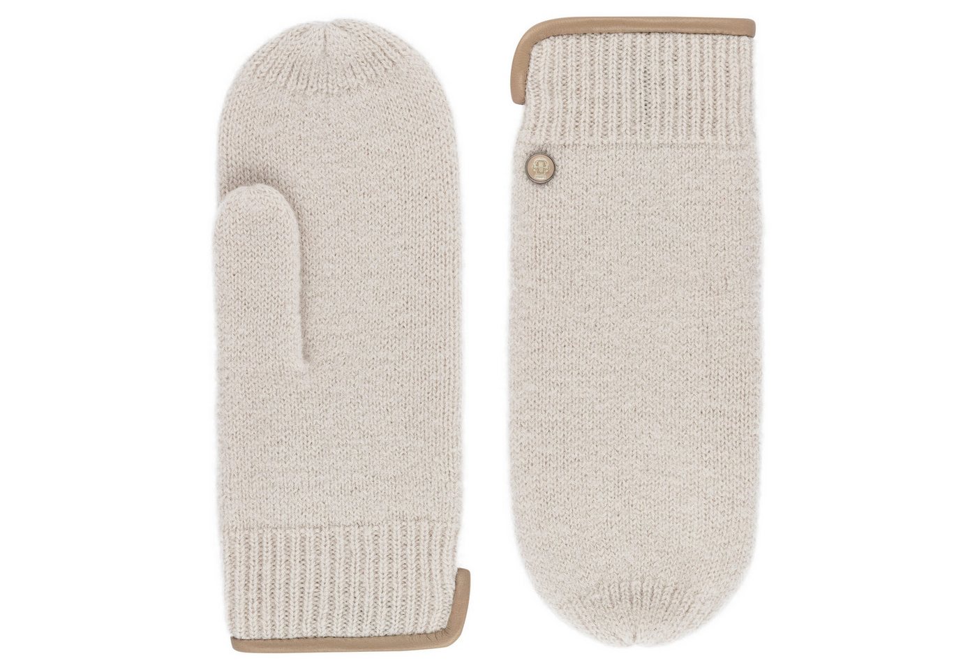 Roeckl Fäustlinge Felted Wool Handschuhe Roeckl Wollfäustling mit farbigem Lederabschluss Roeckl Fäustlinge Felted Wool Handschuhe Roeckl Wollfäustling mit farbigem Lederabschluss von Roeckl