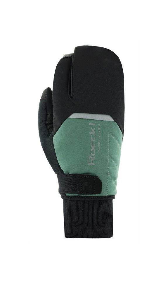 Roeckl Fahrradhandschuhe Villach 3 Trigger black/silver pine von Roeckl