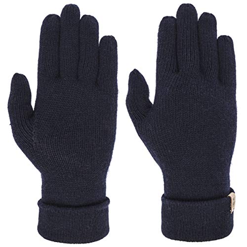 Roeckl Fingerhandschuhe Handschuhe mit Kaschmir Strickhandschuhe (One Size - blau) von Roeckl