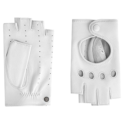 Roeckl Florenz Autofahrer Handschuhe, White, 7 von Roeckl