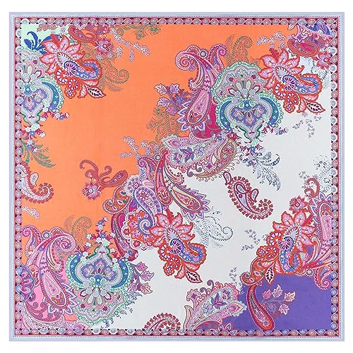 Roeckl Flower Fusion 130x130 Schal, Multi Flamingo, Standard von Roeckl