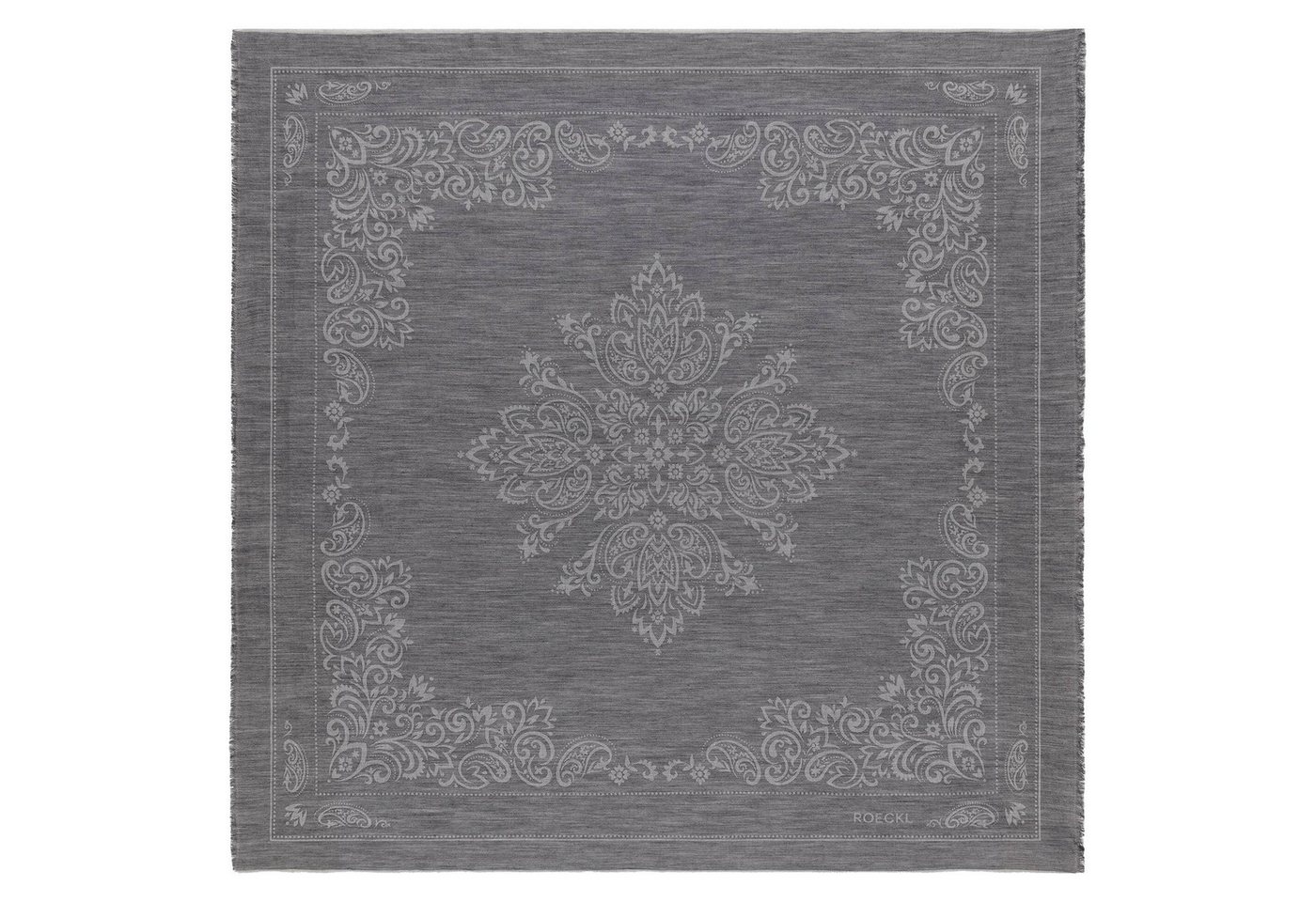 Roeckl Halstuch Floral Ornament Roeckl, Wolltuch mit Stickerei von Roeckl