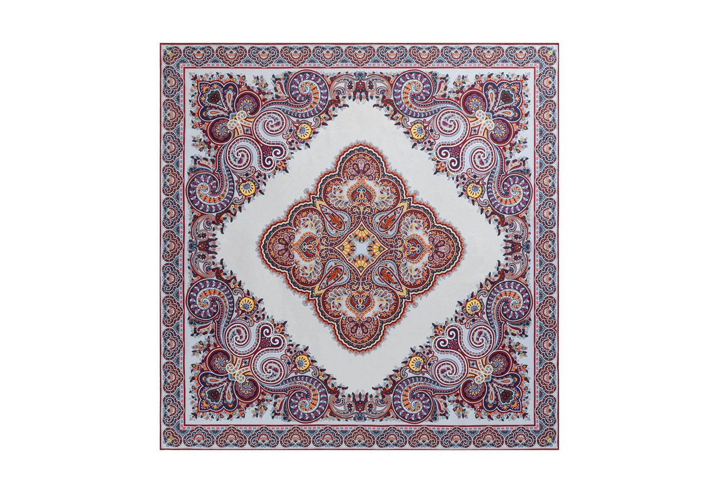 Roeckl Halstuch Square Garden Paisley Seidentuch Roeckl, (Kein Set, Kein Set), Seidentuch mit orientalischem Muster von Roeckl