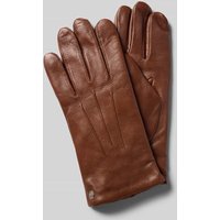Roeckl Handschuhe aus echtem Leder Modell 'Dover' in Cognac, Größe 8 von Roeckl