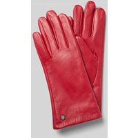 Roeckl Handschuhe mit Label-Detail in Rot, Größe 7,5 von Roeckl