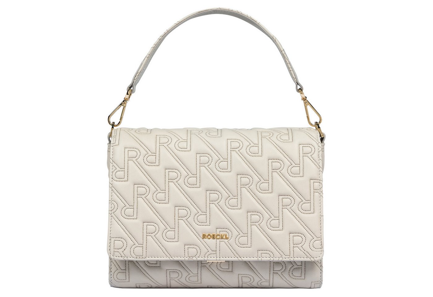 Roeckl Handtasche Emilia Quilted, Umhängetasche mit Logo Aufdruck von Roeckl