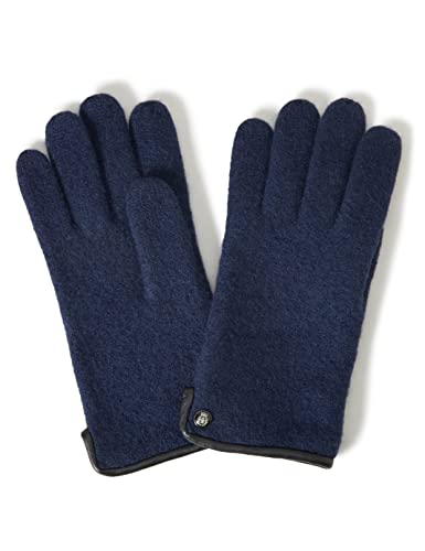 Roeckl Herren Klassischer Walkhandschuh Handschuhe, Schwarz (Navy 590), 8 von Roeckl