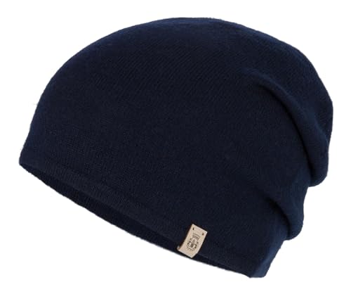 Roeckl Herren Pure Cashmere Beanie Dunkelblau, Größe onesize von Roeckl