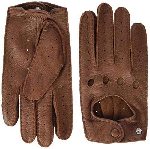 Roeckl Herren Toronto Autofahrer Handschuhe, Cognac, 8 von Roeckl