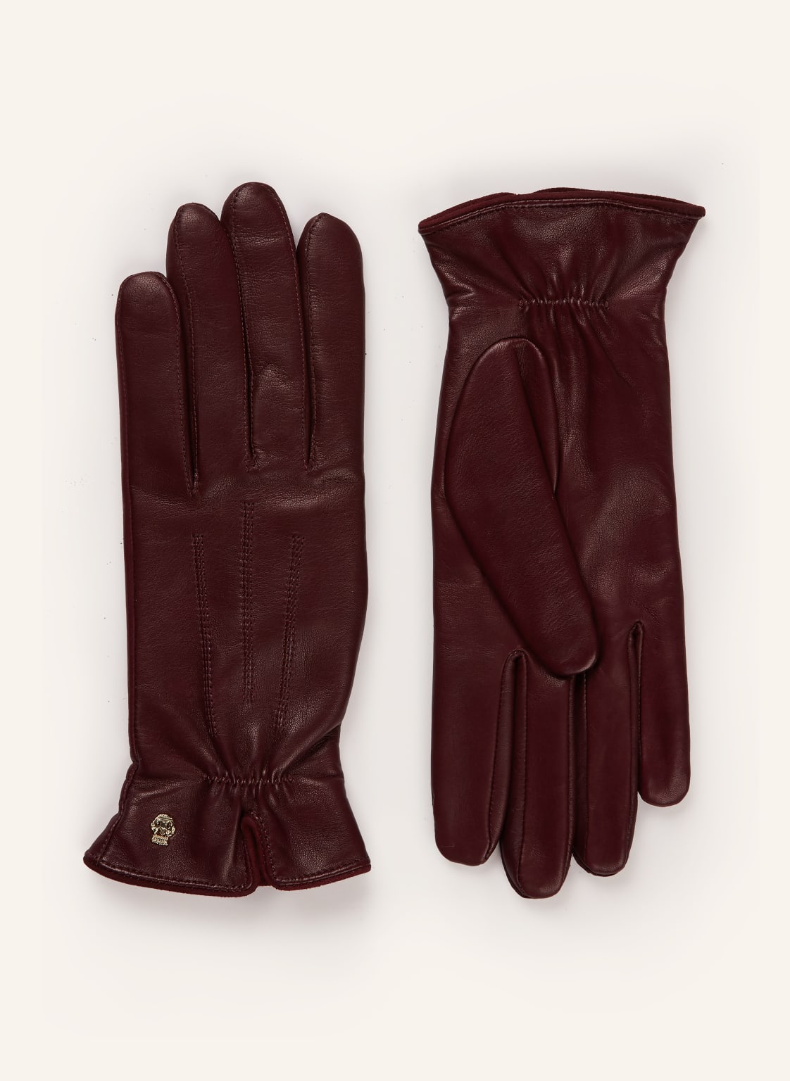 Roeckl Lederhandschuhe Antwerpen rot von Roeckl