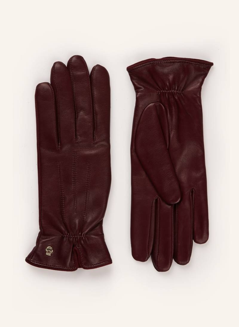 Roeckl Lederhandschuhe Antwerpen rot von Roeckl