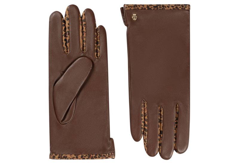 Roeckl Lederhandschuhe Berlin Fingerhandschuhe mit Farbkontrasten von Roeckl