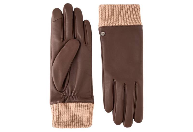 Roeckl Lederhandschuhe Breslau Handschuhe mit Strickbündchen Roeckl Lederhandschuhe Breslau Handschuhe mit Strickbündchen von Roeckl