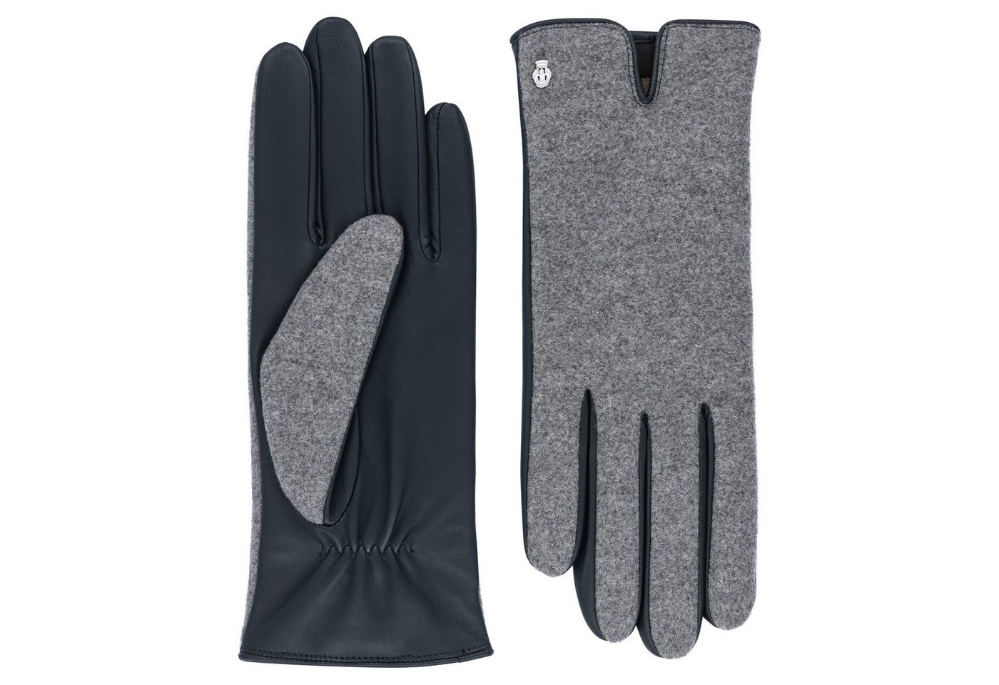 Roeckl Lederhandschuhe Gruenwald Loden-Leder Fingerhandschuhe von Roeckl