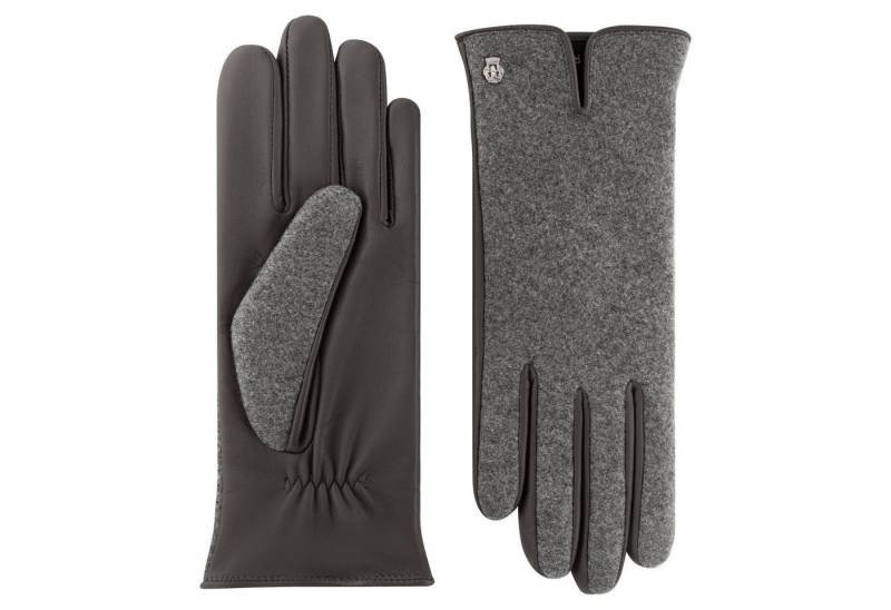 Roeckl Lederhandschuhe Gruenwald Loden-Leder Fingerhandschuhe von Roeckl