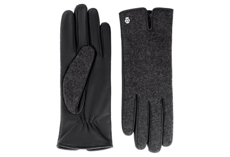 Roeckl Lederhandschuhe Gruenwald Loden-Leder Fingerhandschuhe von Roeckl