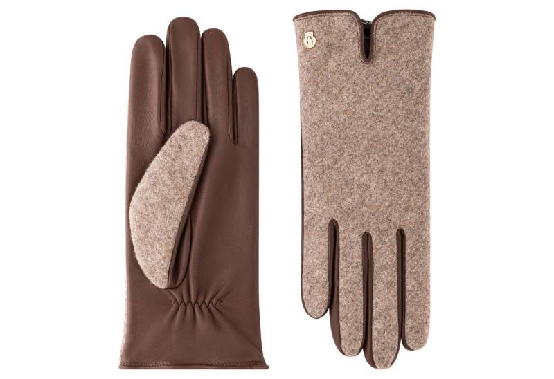 Roeckl Lederhandschuhe Gruenwald Loden-Leder Handschuhe von Roeckl