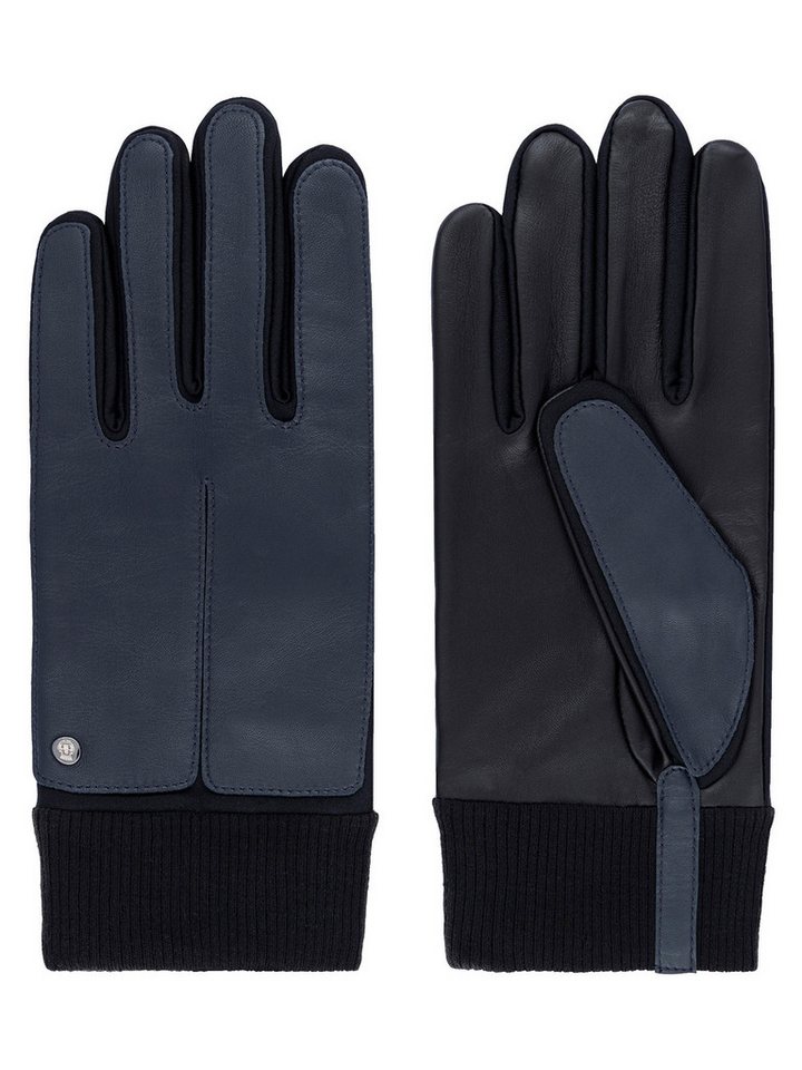 Roeckl Lederhandschuhe Kopenhagen Touch Handschuhe Roeckl Lederhandschuhe mit Strickbund von Roeckl