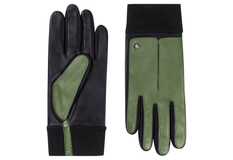 Roeckl Lederhandschuhe Kopenhagen Touch Fingerhandschuhe mit Strickbund von Roeckl