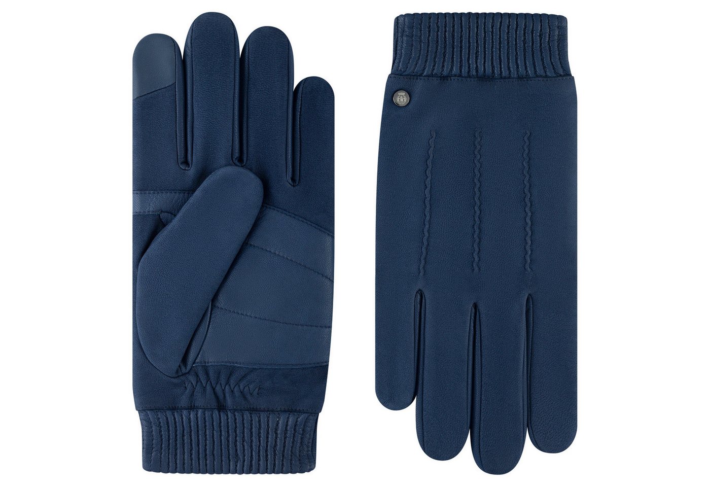 Roeckl Lederhandschuhe Steinfort Lederhandschuhe mit Strickbündchen von Roeckl