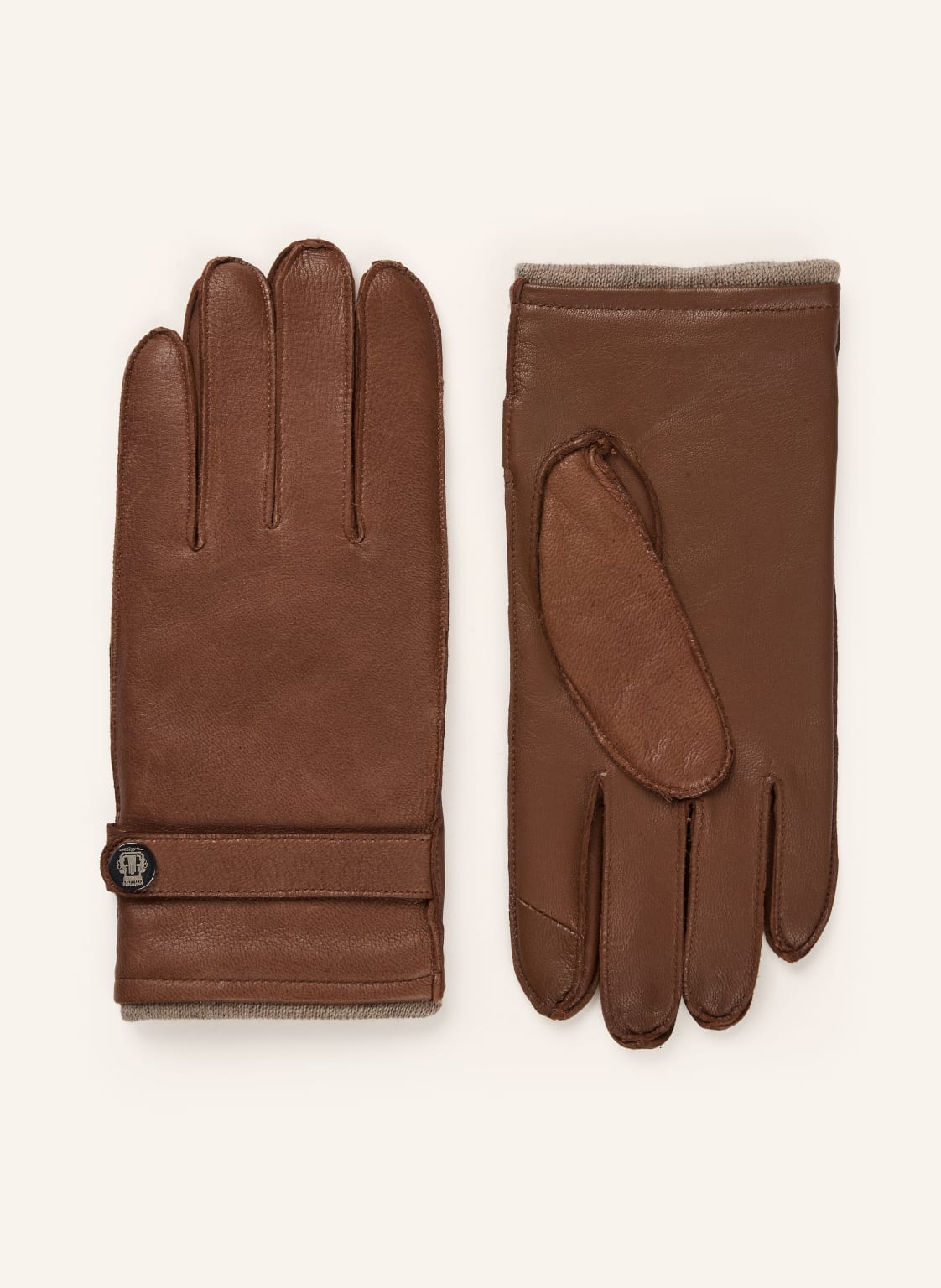 Roeckl Lederhandschuhe Wilhelmshaven Mit Touchscreen-Funktion braun von Roeckl