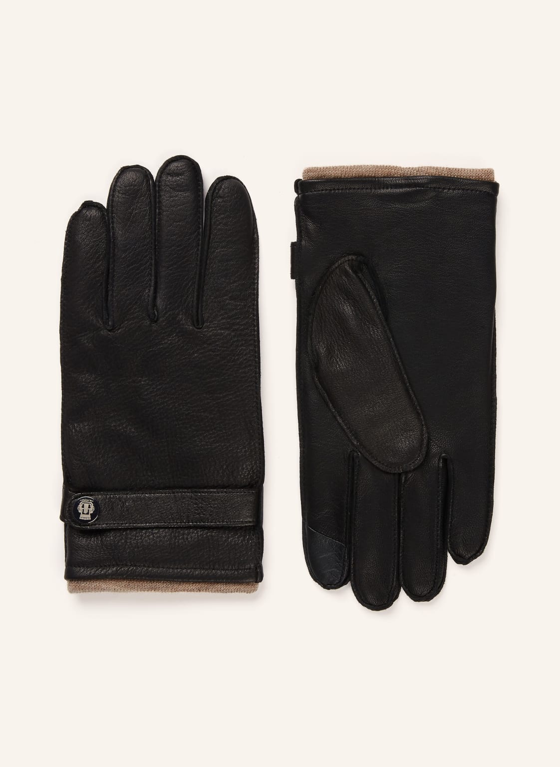 Roeckl Lederhandschuhe Wilhelmshaven Mit Touchscreen-Funktion schwarz von Roeckl