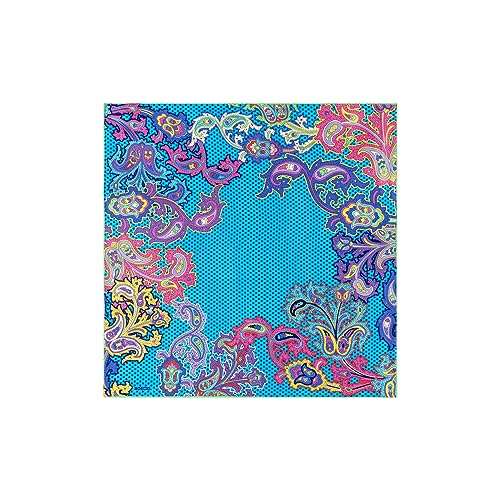 Roeckl Paisley Illusion 53x53 Schal, Turquoise, Standard von Roeckl