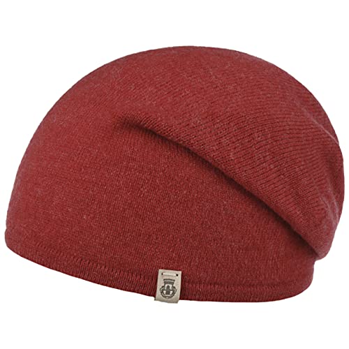 Roeckl Pure Cashmere Beanie Kaschmirmütze Wollmütze Wintermütze Oversize-Mütze (One Size - rot) von Roeckl