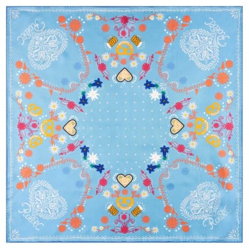 Roeckl Resi Seidentuch, Foulard, Hellblau-Mehrfarbig von Roeckl