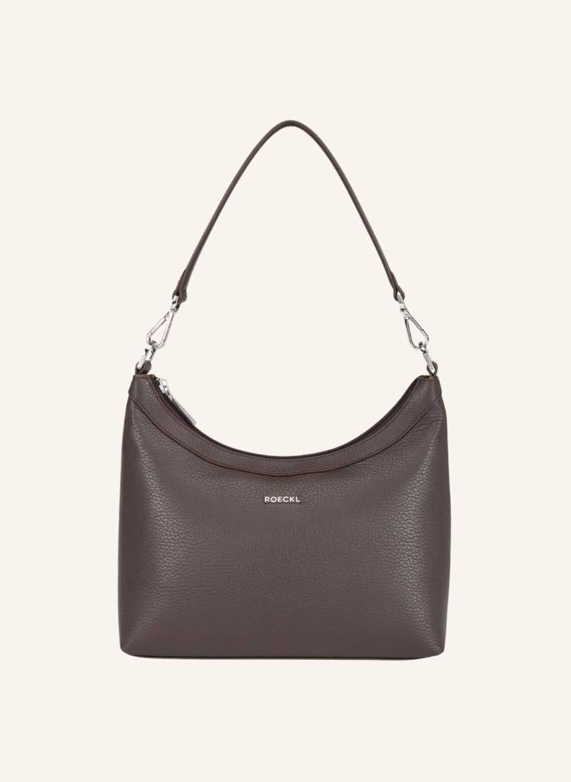 Roeckl Schultertasche Diana Grained Small braun von Roeckl