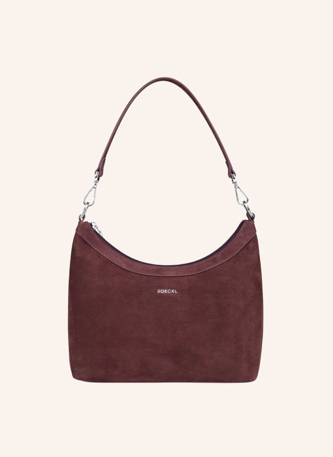 Roeckl Schultertasche Diana Nubuk Small rot von Roeckl