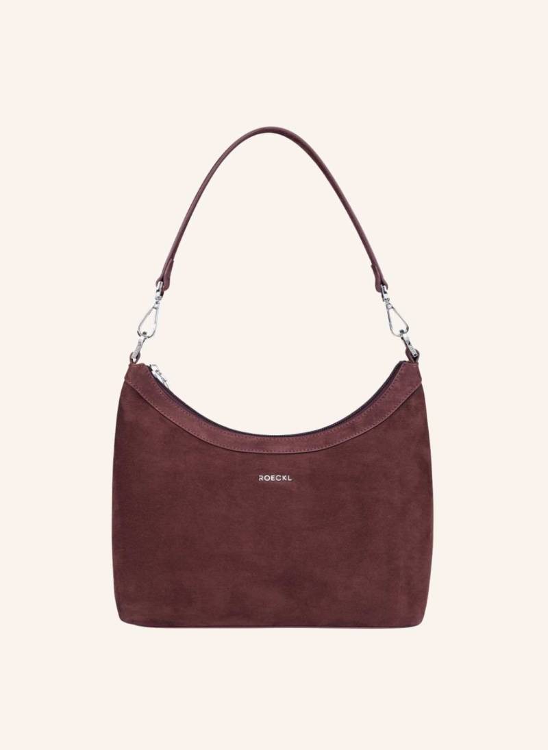 Roeckl Schultertasche Diana Nubuk Small rot von Roeckl