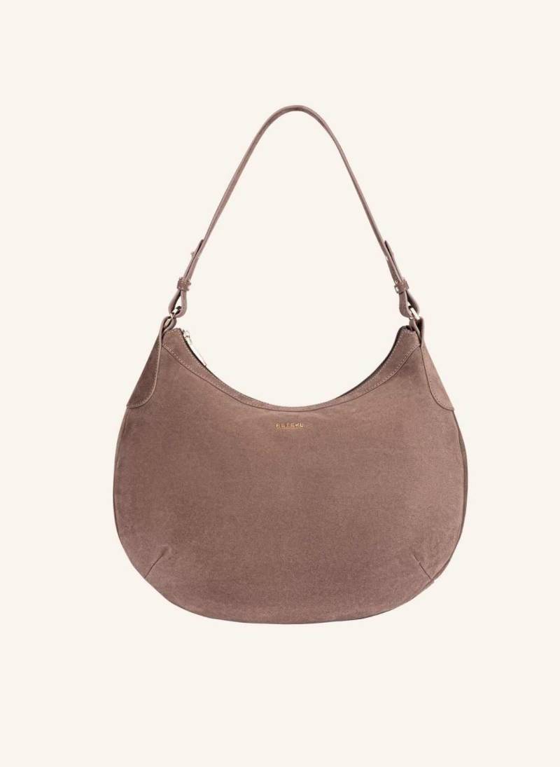 Roeckl Schultertasche Liberty Nubuk Medium braun von Roeckl