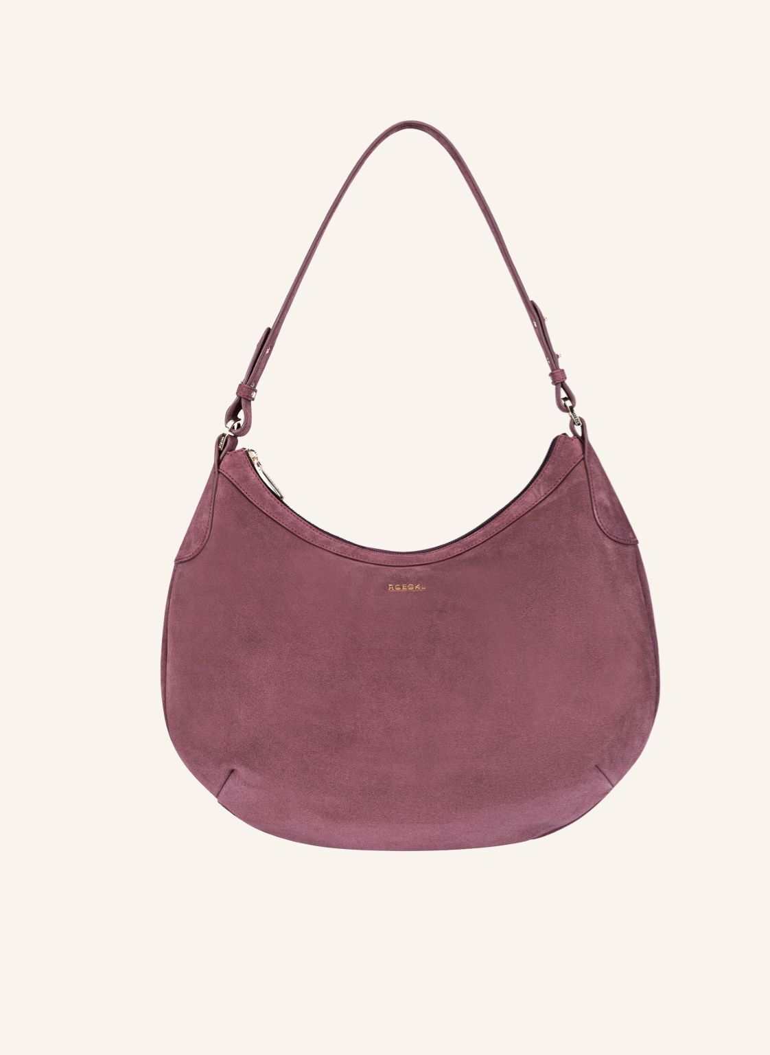 Roeckl Schultertasche Liberty Nubuk Medium rot von Roeckl