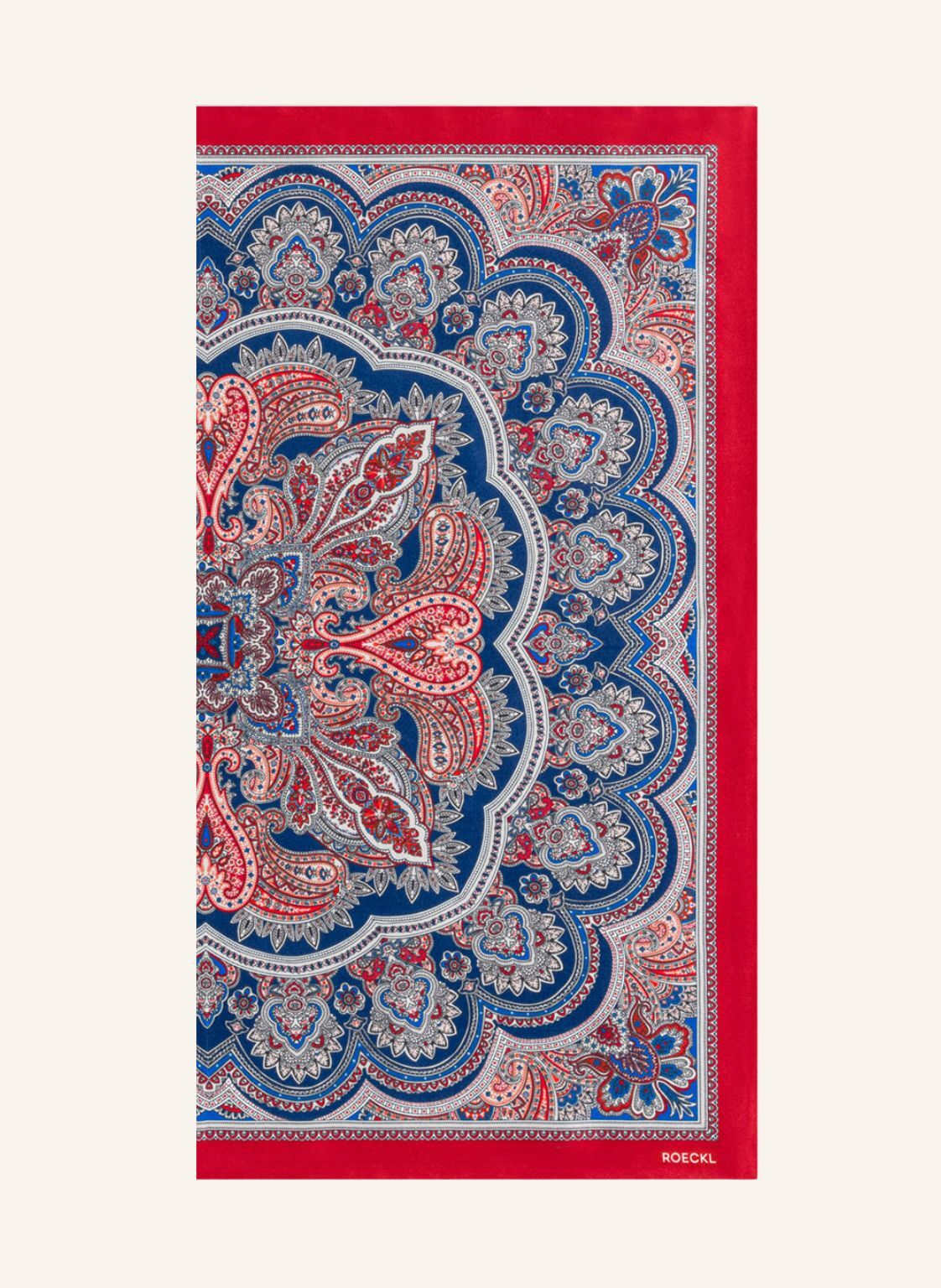 Roeckl Seidentuch Fine Paisley rot von Roeckl