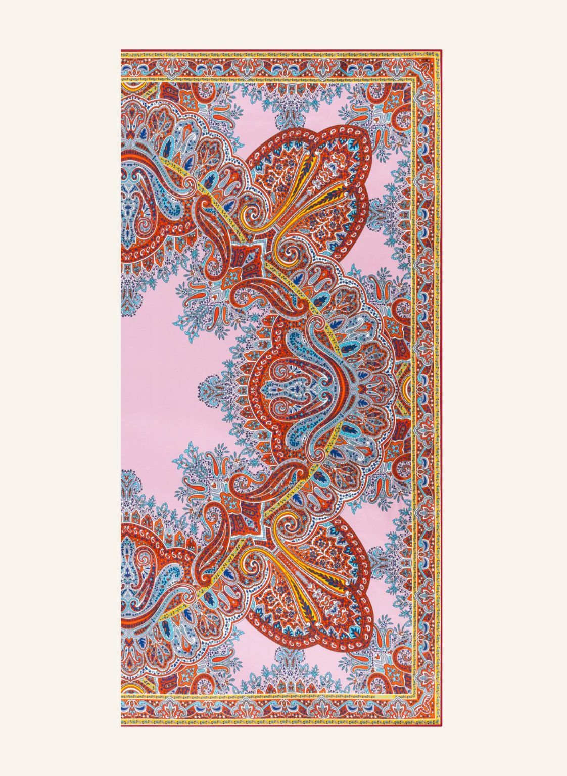 Roeckl Seidentuch Paisley Reflection rosa von Roeckl