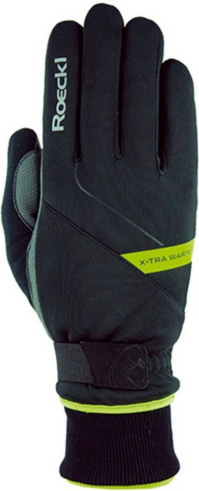 Roeckl Skihandschuhe Turin BLACK/YELLOW von Roeckl