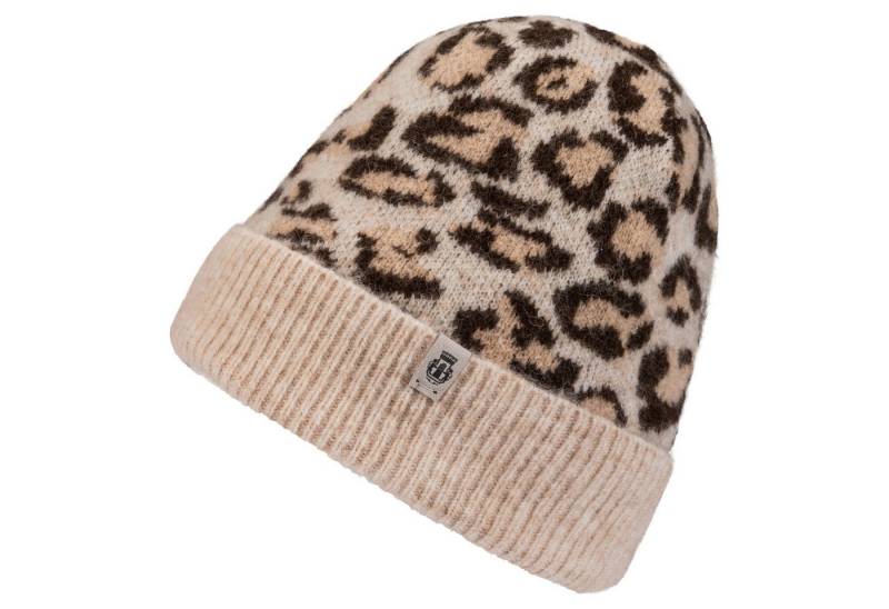Roeckl Strickmütze Cozy Wild Mütze Strickmütze mit Leoprint von Roeckl