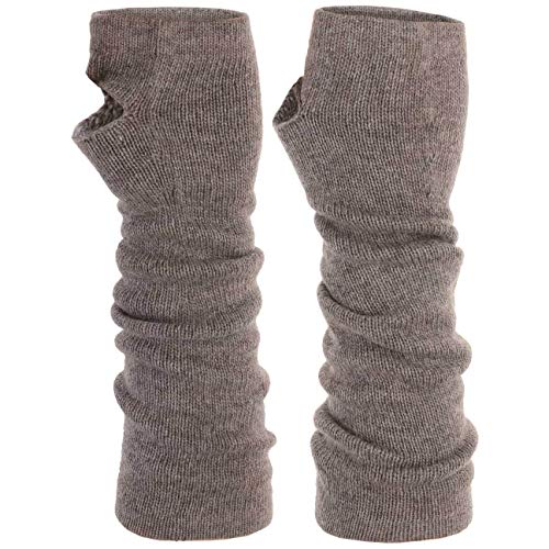 Roeckl Stulpen mit Kaschmir Armstuplen Handschuhe Strickhandschuhe Halbhandschuhe (One Size - beige) von Roeckl